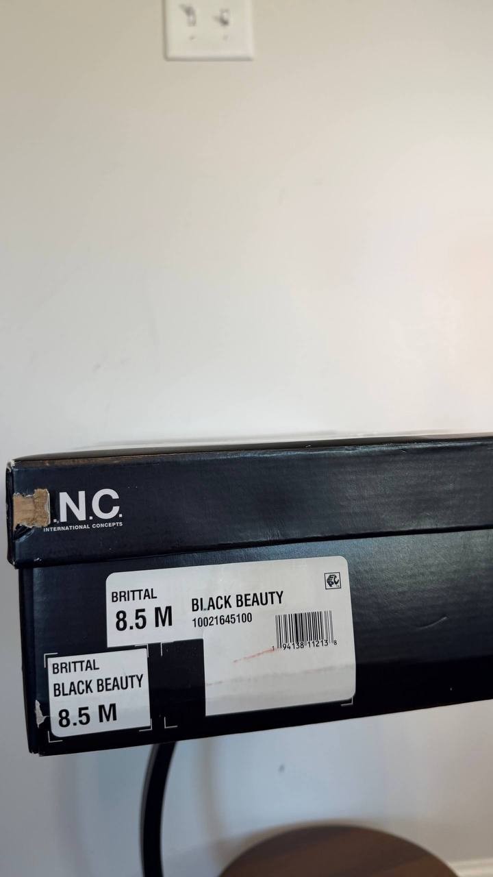 INC Britta Women’s Riding Boots Black 8.5M Leather $189.90 NWB