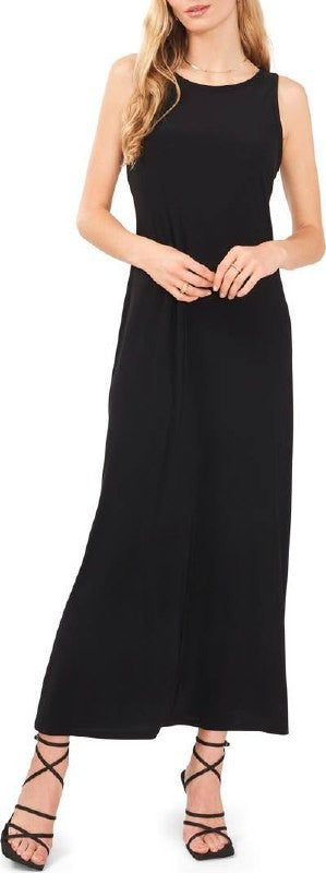 Vince Camuto Sleeveless Maxi Dress Black Size M NWT Modern Chic msrp$69