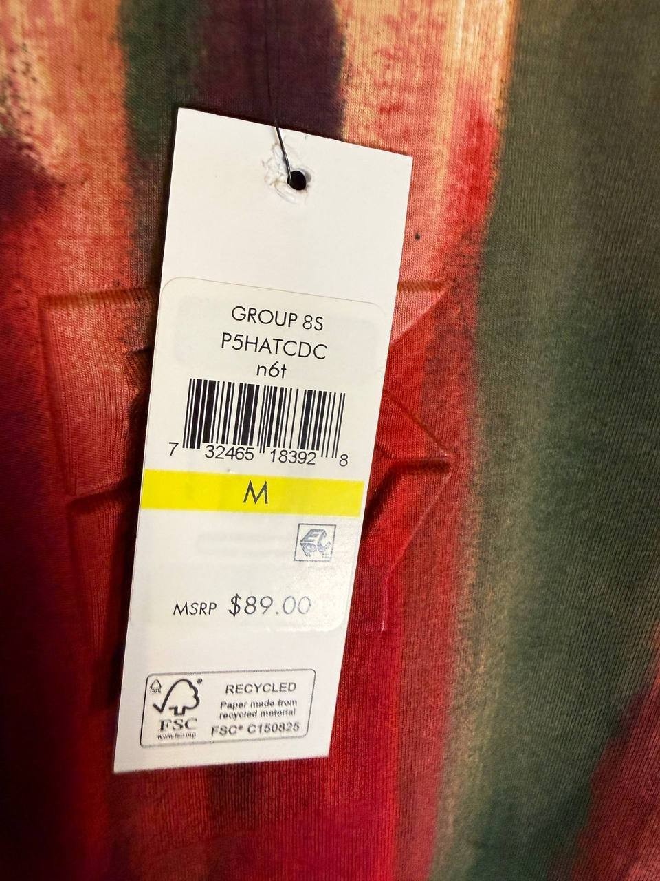 DKNY Women’s Abstract‑Print T‑Shirt – Size M – NWT – $89