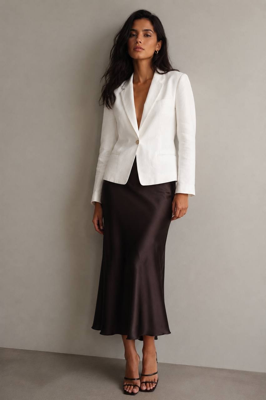 Calvin Klein Linen Blend Blazer White 16 NWT $169
