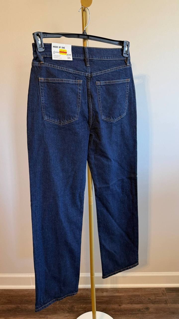 Mode of One Men’s Straight‑Fit Jeans 30W 32L $69.50 NWT