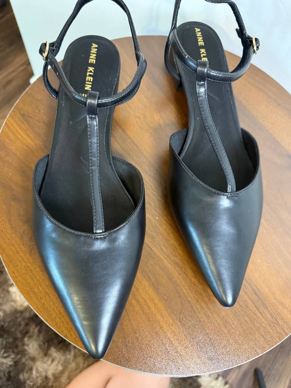 Anne Klein Emily Flats – Black – Size 10M – NIB