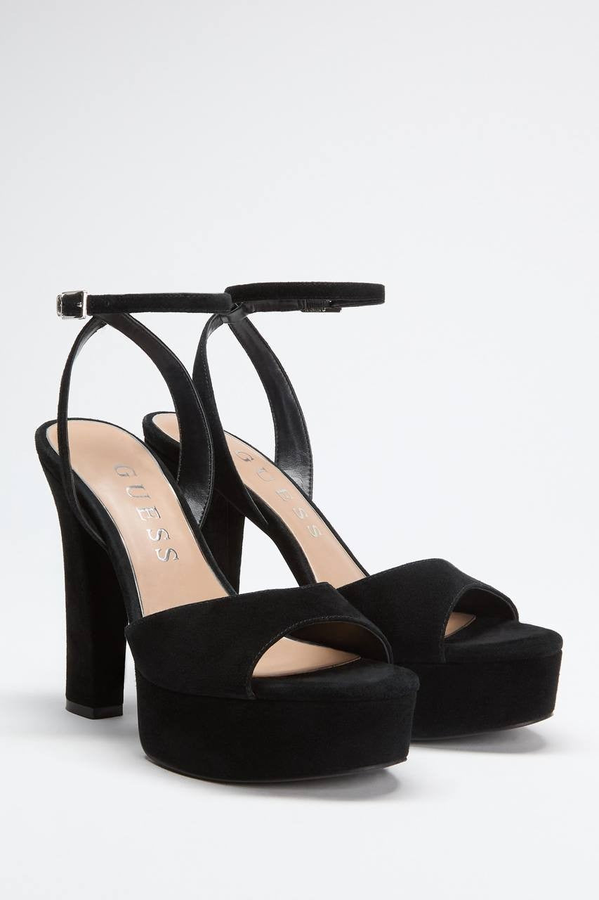 Guess Dress Sandals Black 9 M New $129.00