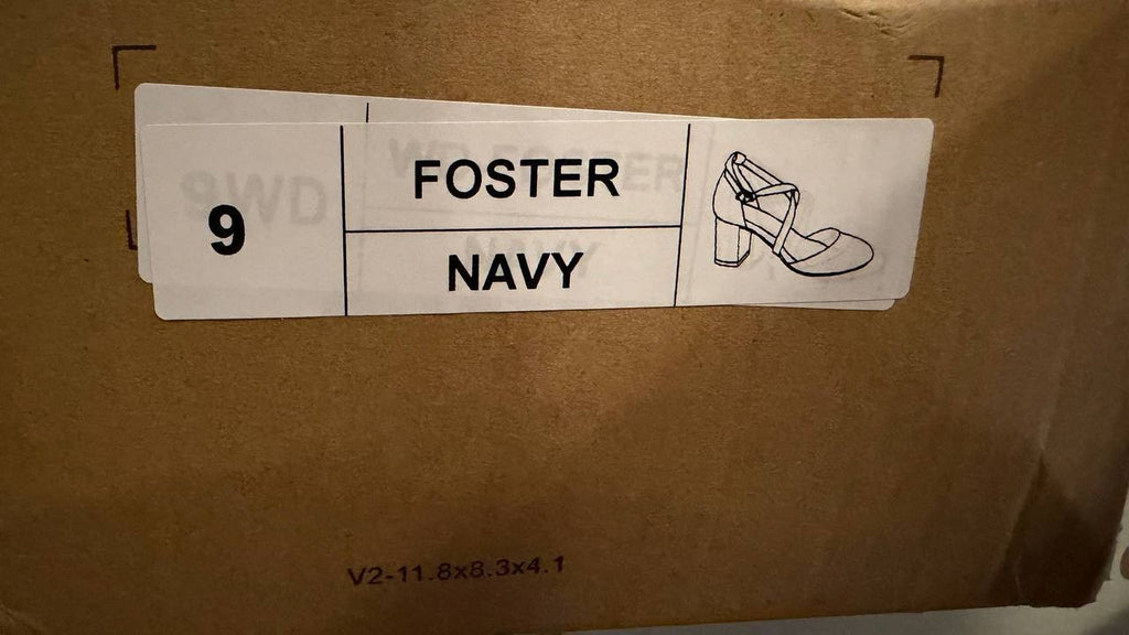 Journee Collection Foster Crisscross Block Heel Pumps Navy 9M Suede $94.99 NWB