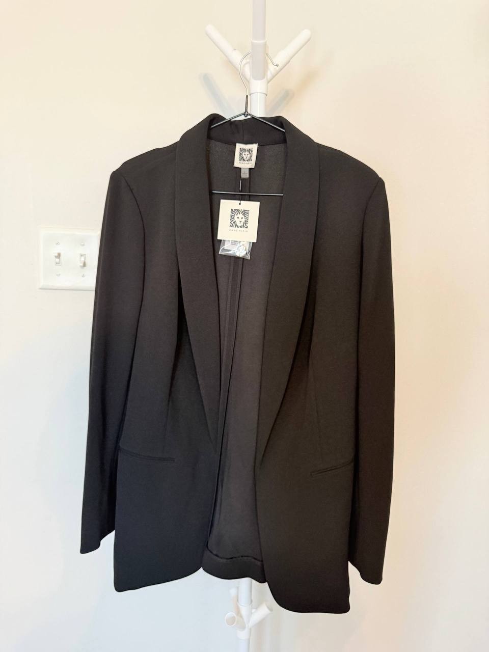 Anne Klein Shawl‑Collar Blazer – Size L – NWT – $139