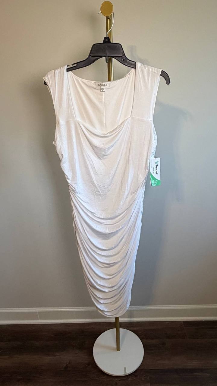 Guess Eco Nathaly Bodycon Mini Dress White XL NWT $108