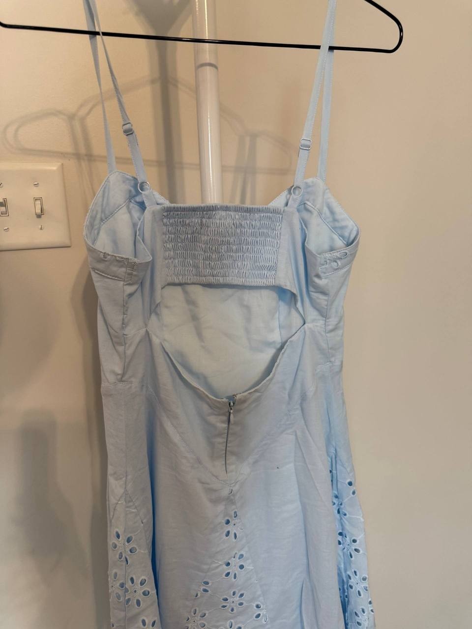 And Now This Petite V‑Neck Sleeveless Eyelet Maxi Dress – Size PS – NWT – $80