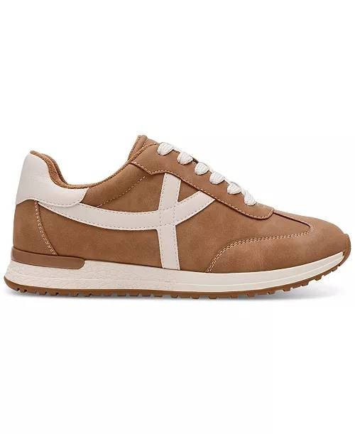 DV Dolce Vita Joque Retro Lace‑Up Sneakers Camel Smooth Women’s 9 NWB