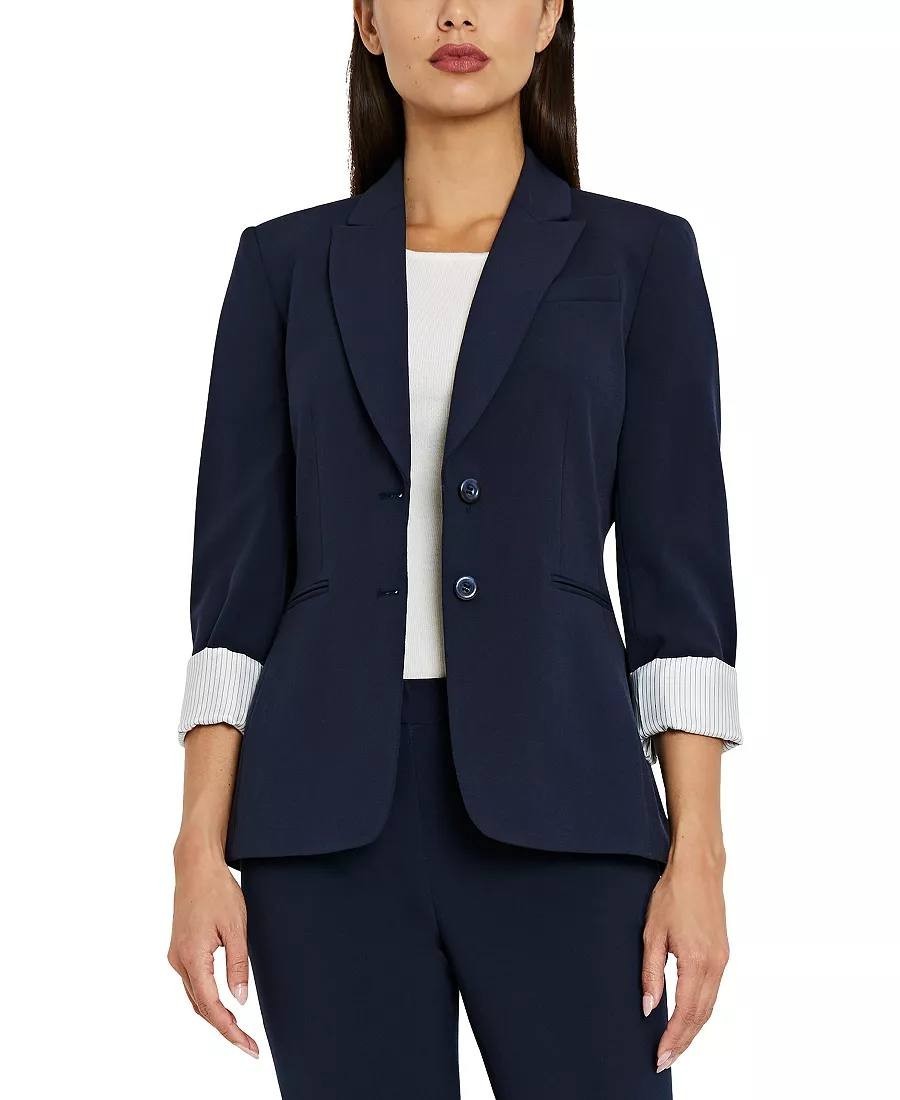 Tahari ASL Notched Two‑Button Blazer – Size 16 – NWT – $129