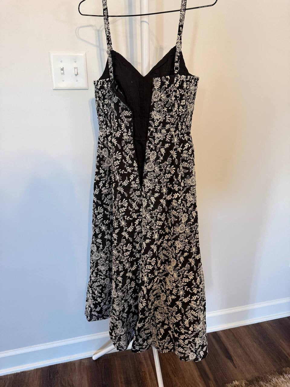 Aqua Embroidered Tank Midi Dress – Size XXS – NWT – $116