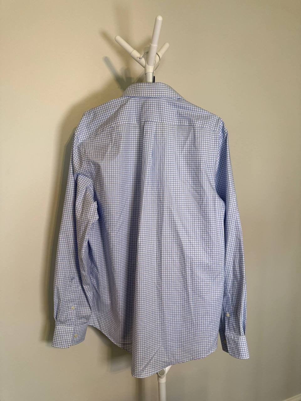 Ralph Lauren Women’s Sky‑Blue Printed Shirt – Size 16 – NWOT