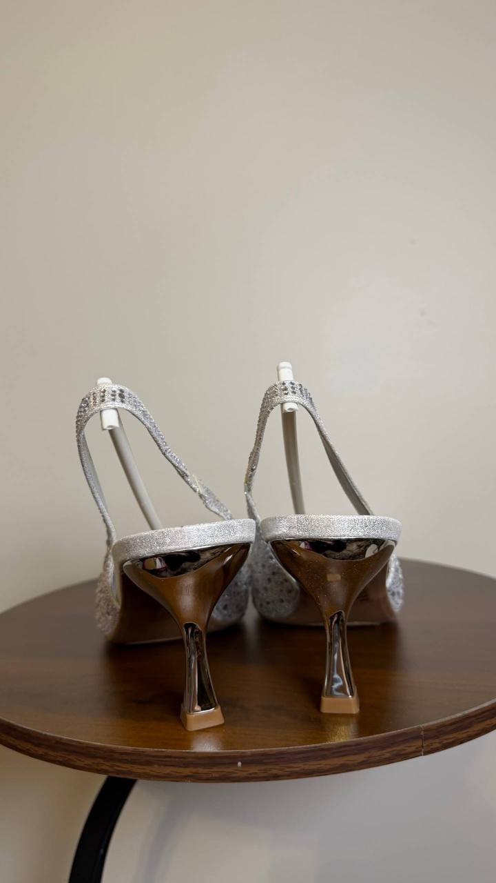 Sugar Silver Man‑Made Dress Pumps Women’s Size 9.5M – New in Box MSRP $69