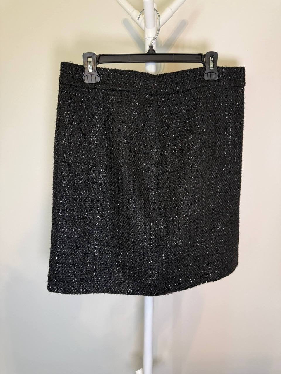 Karl Lagerfeld Black Tweed Mini Skirt – Size 12 – NWT – $109
