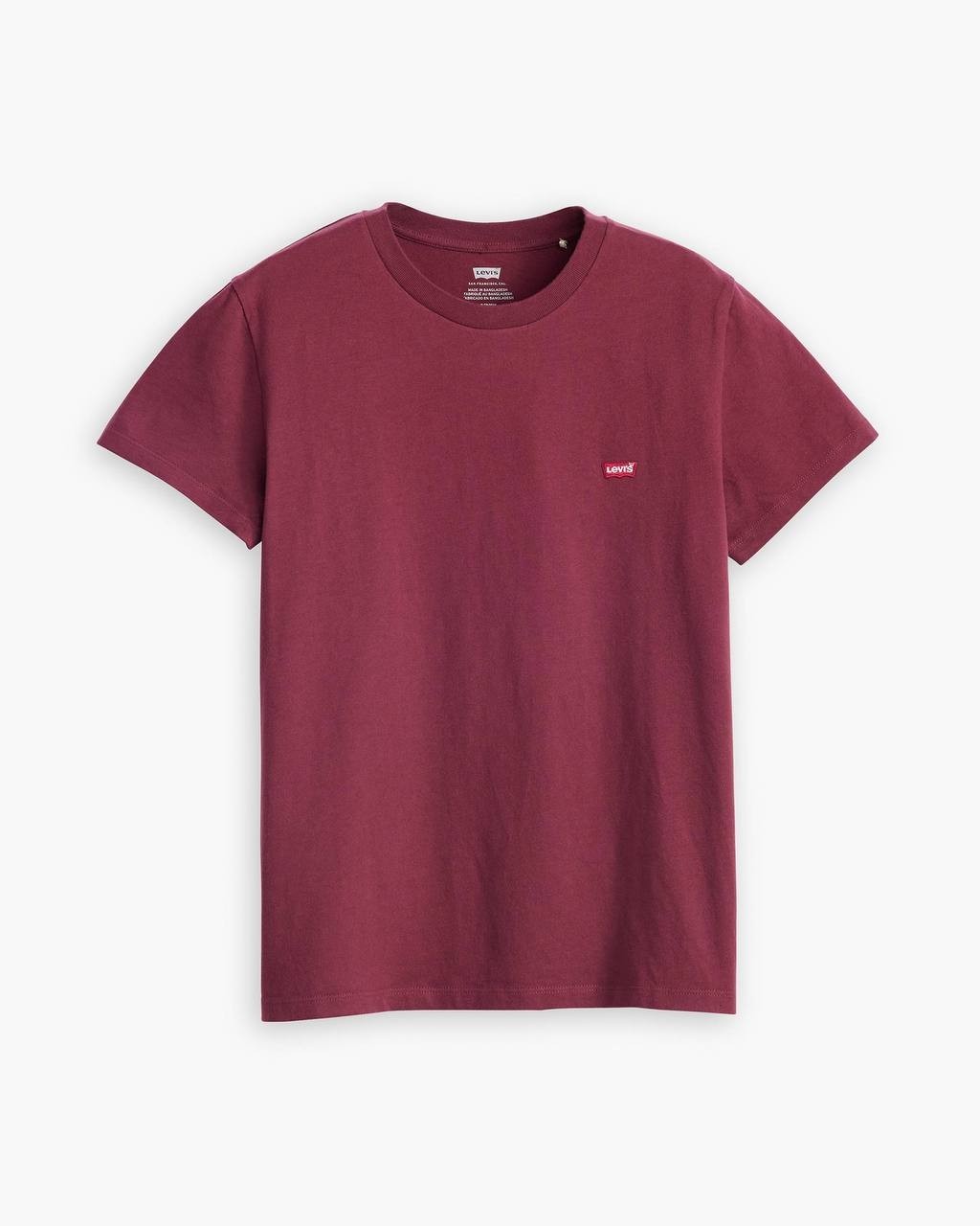 Levi’s Women’s Burgundy Logo T-Shirt 1X Crew Neck NWT