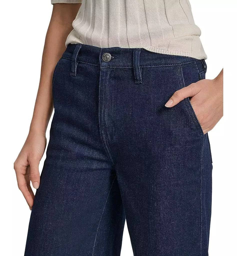 DKNY Jeans Petite High‑Rise Tailored Trouser Jeans – Size 28P – NWT – $89