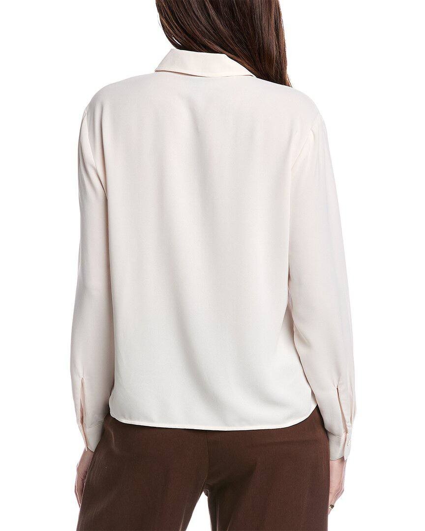 Jones New York Women’s Patch Pocket Utility Shirt WhiteSizeM NWOT damage-a stain