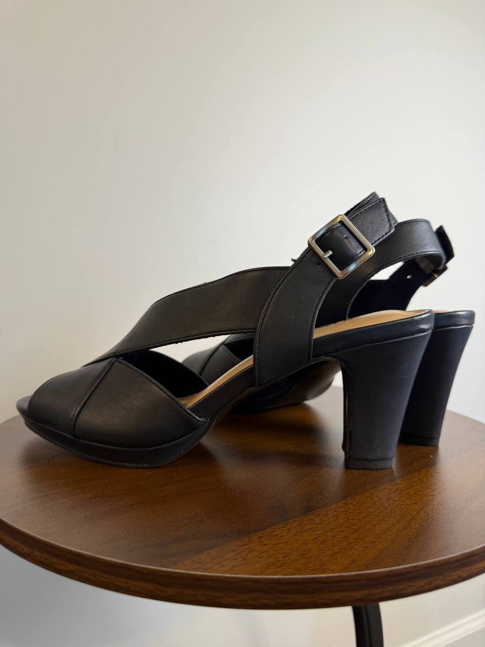 Easy Street Christy Slingback Sandals – Navy – Size 10M – Fabric – New in Box