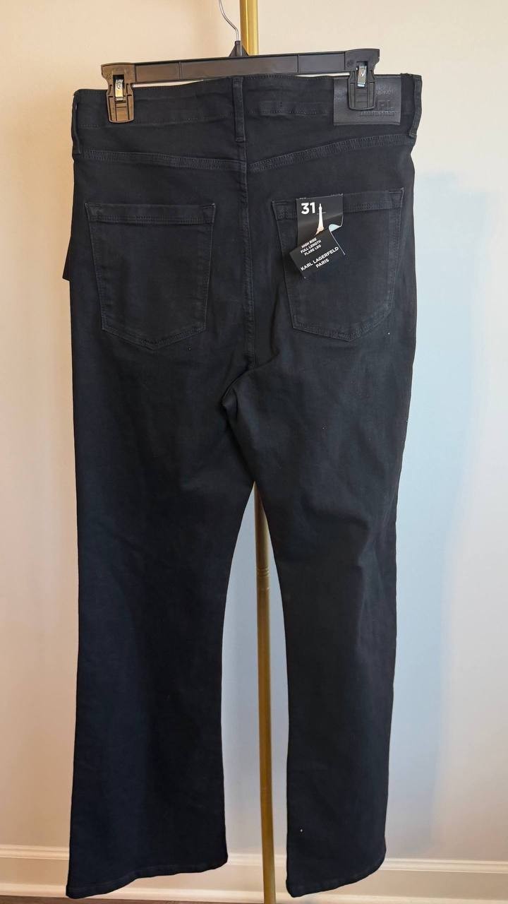 Karl Lagerfeld Paris Women’s Black Jeans Size 12 NWT $109.50