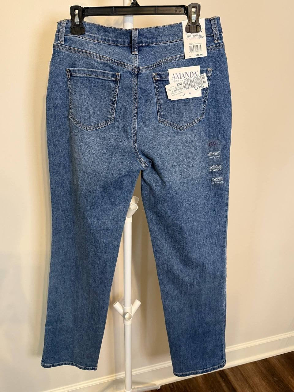 Gloria Vanderbilt Amanda Classic Jeans – Size 10 Average – NWT – $48