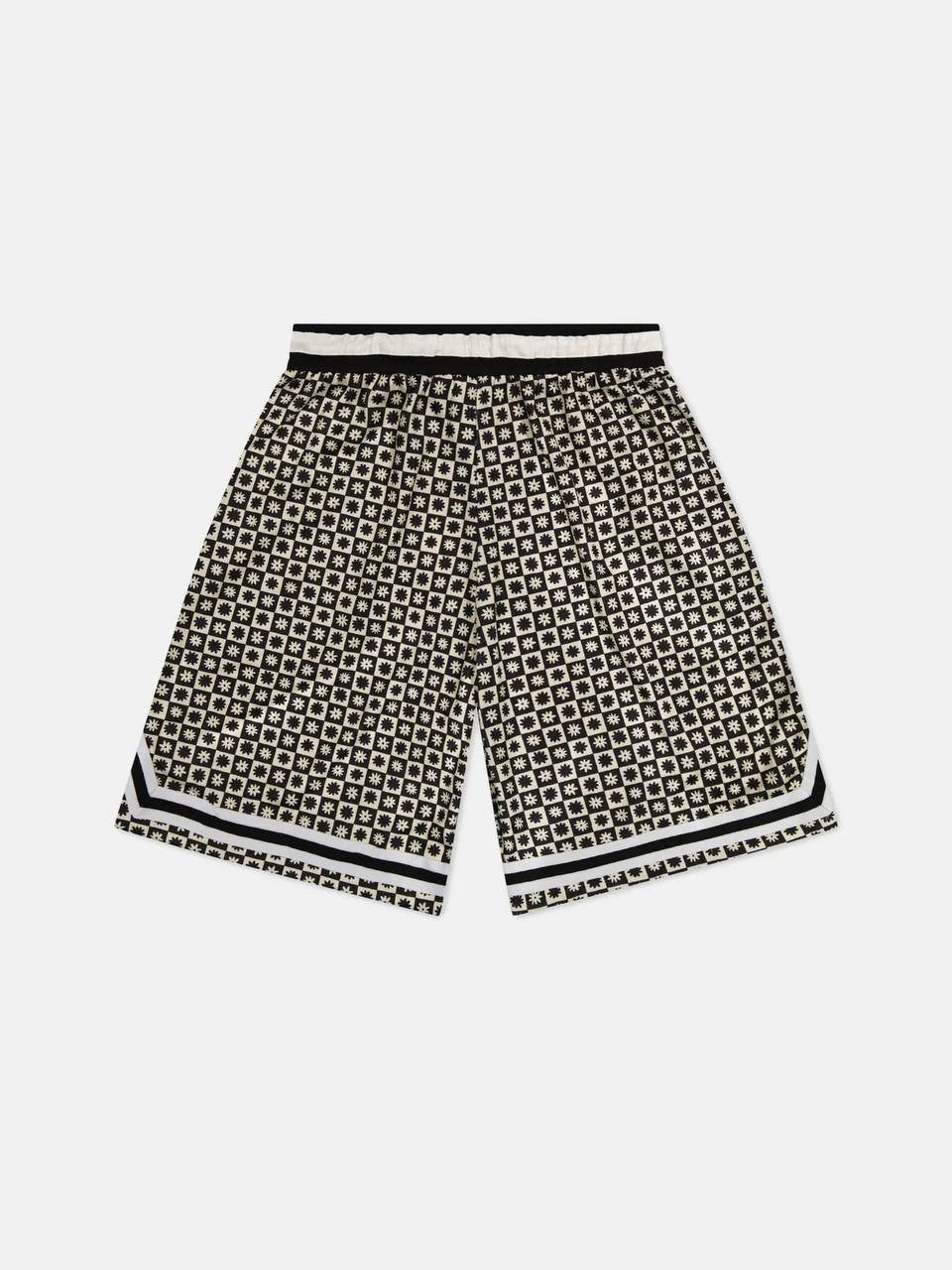 WeSC Men’s Basketball Shorts Checker Daisys 7” Athletic XL $59 NWT