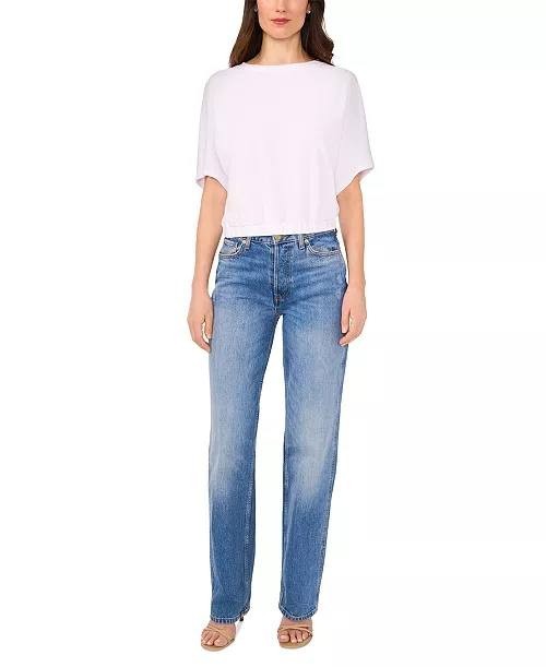 Parker The Teagan Crewneck Dolman‑Sleeve Top White XXL NWT $79