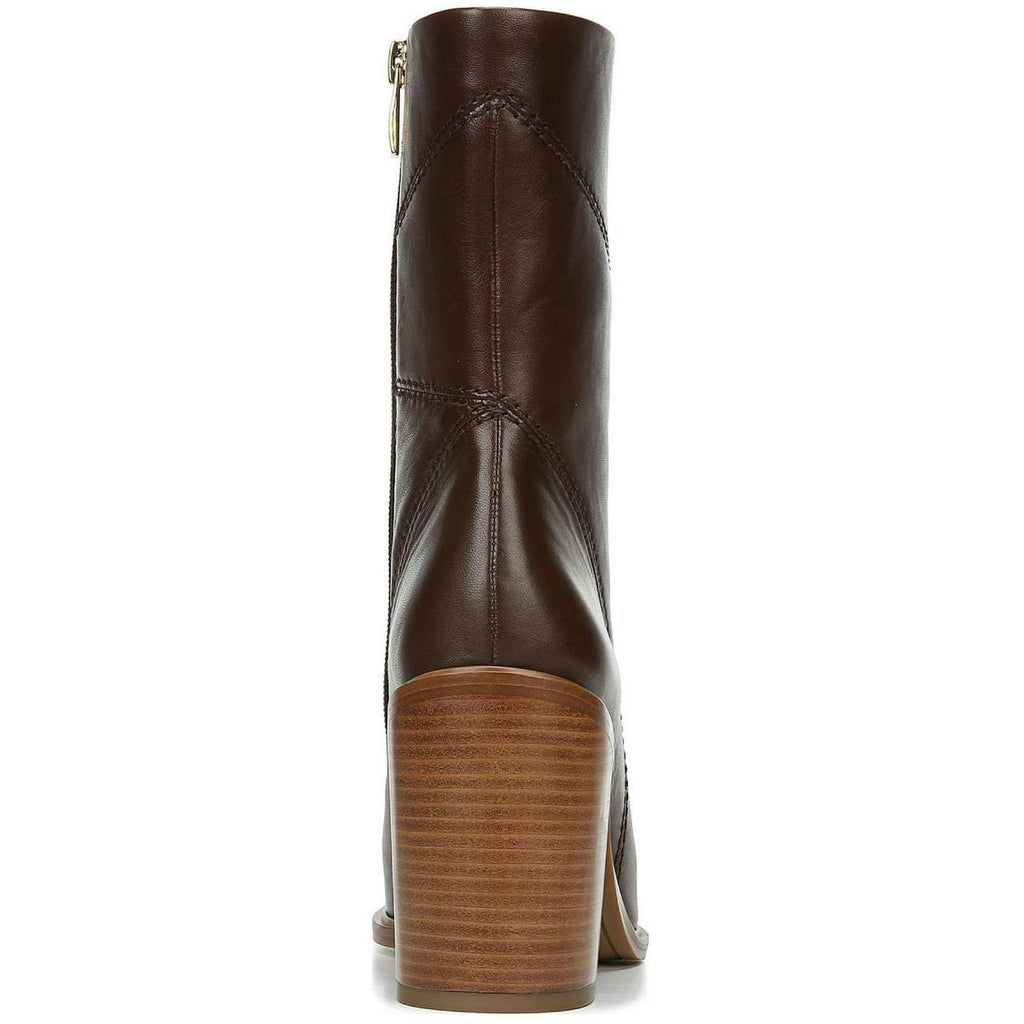 Franco Sarto Brown Leather Mid Shaft Boots 8.5M NIB MSRP $180