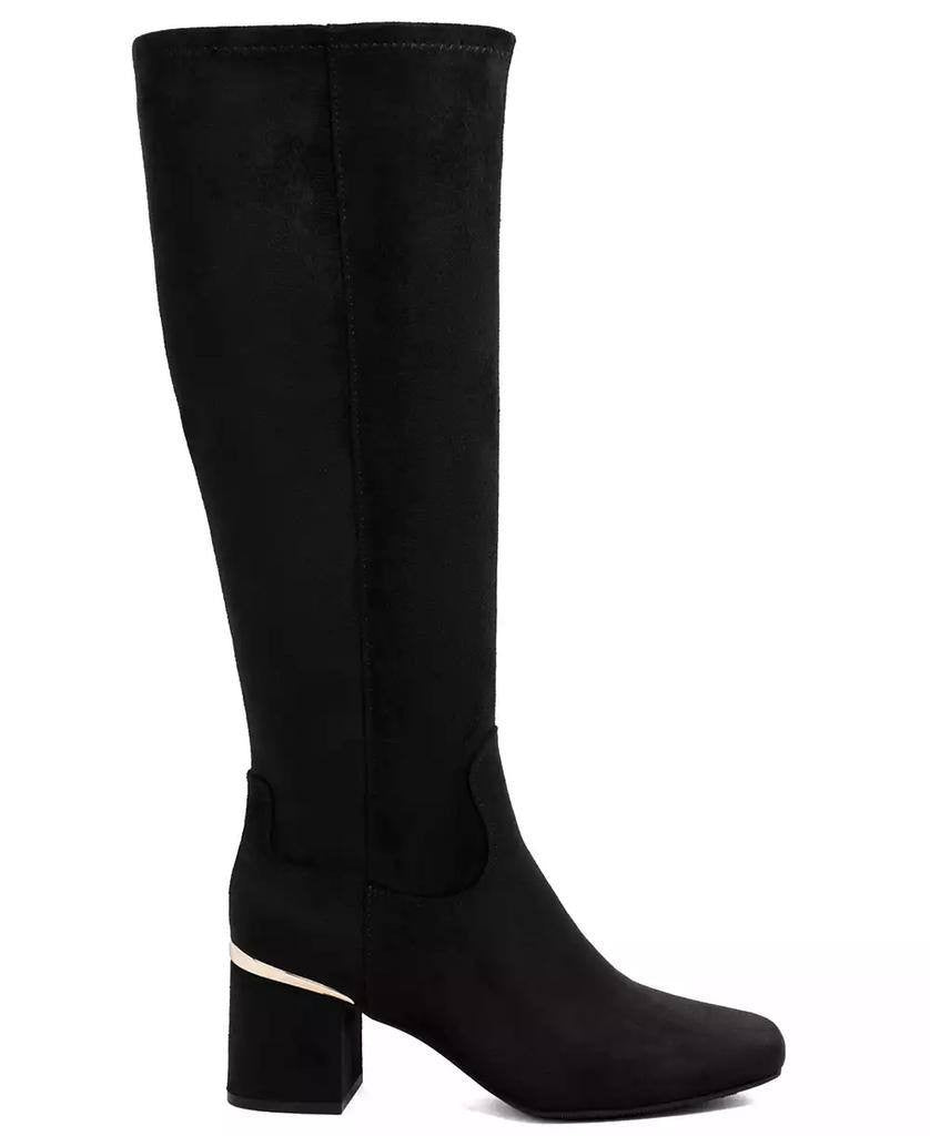Jones New York Women’s Durana Knee High Boots Black 8.5 Fabric MSRP $109.50 NWOB
