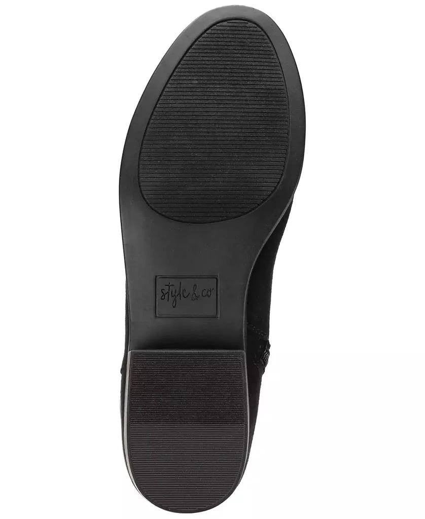 Style & Co Charmanee Tall Boots Black 5M Microfiber Man‑Made $79.90 NWB