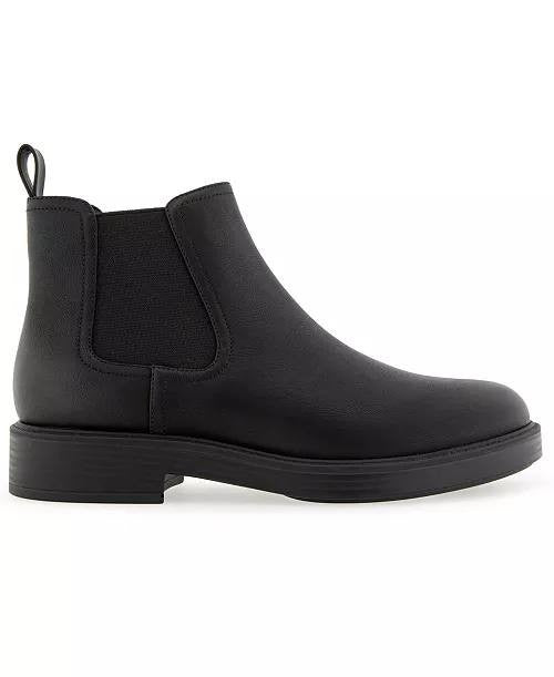 Aerosoles Leather Chelsea Boots 8.5W Black New in Box MSRP $129