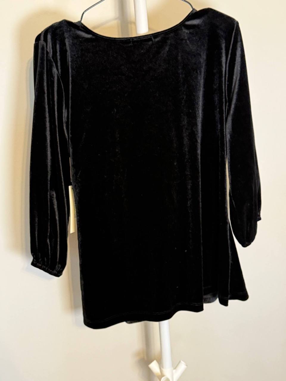 Kiyonna Odette Velvet Faux Wrap Top – Size 0X – NWT
