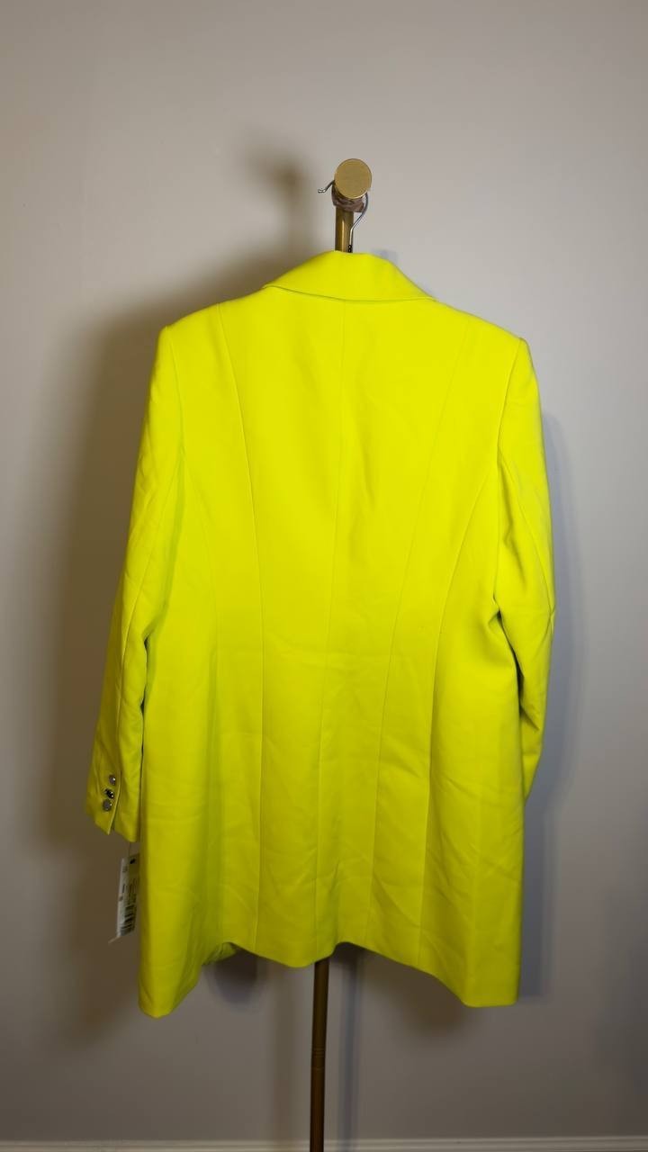 DKNY  Women’s  Notch  Collar  Topper  Blazer  Limeade  12  NWT  $189