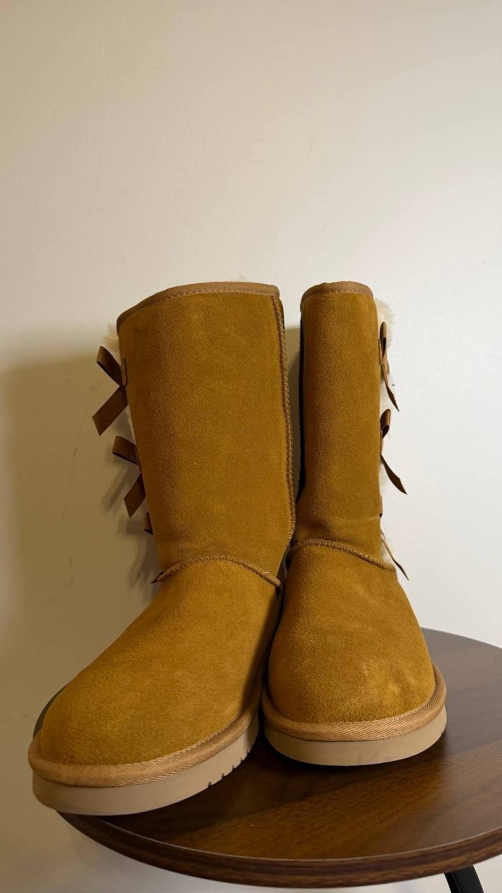 Koolaburra by UGG Boots Size10 Chestnut Suede Pull‑On Warm  Winter NWOB msrp$110