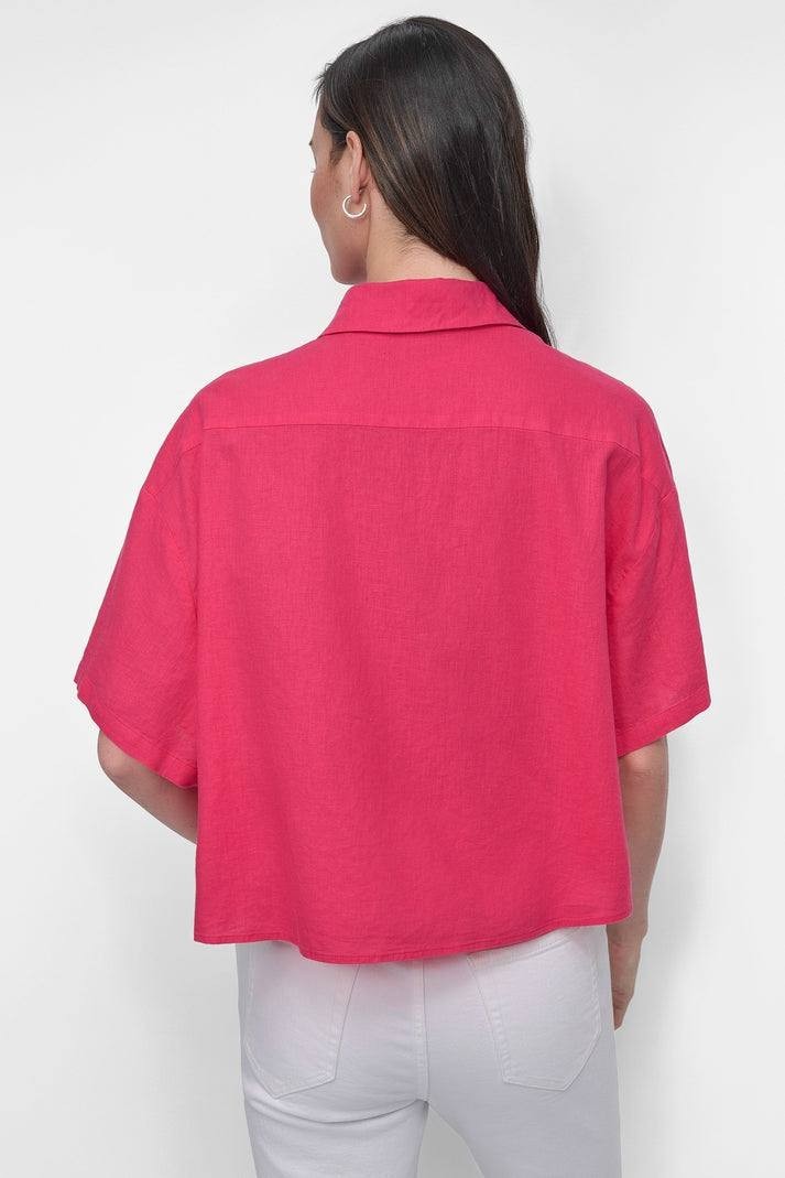 DKNY JEANS Textured Button‑Front Top – Size S – NWT – $79