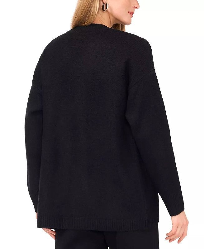 Vince Camuto Cozy Open‑Front Cardigan – Black – Size M – NWT – $89