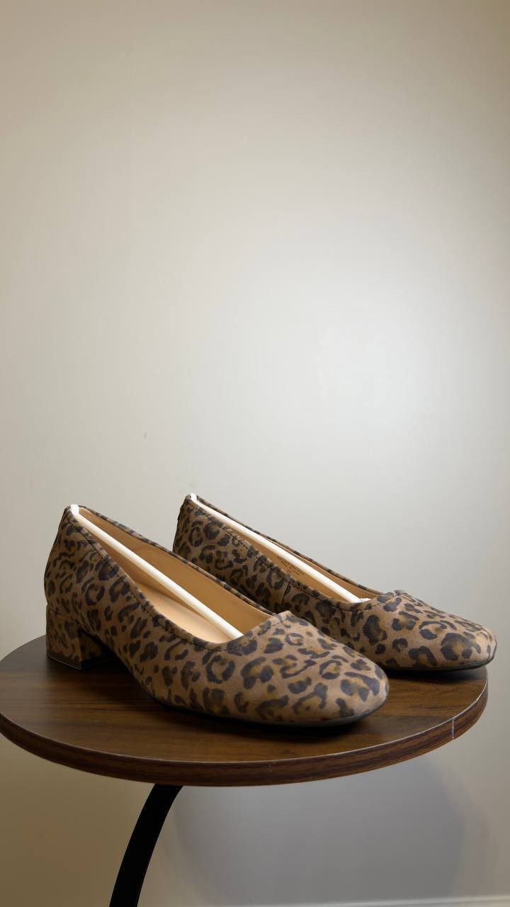 Easy Spirit Block Heel Pumps Leopard 10 M New With Box $99.00