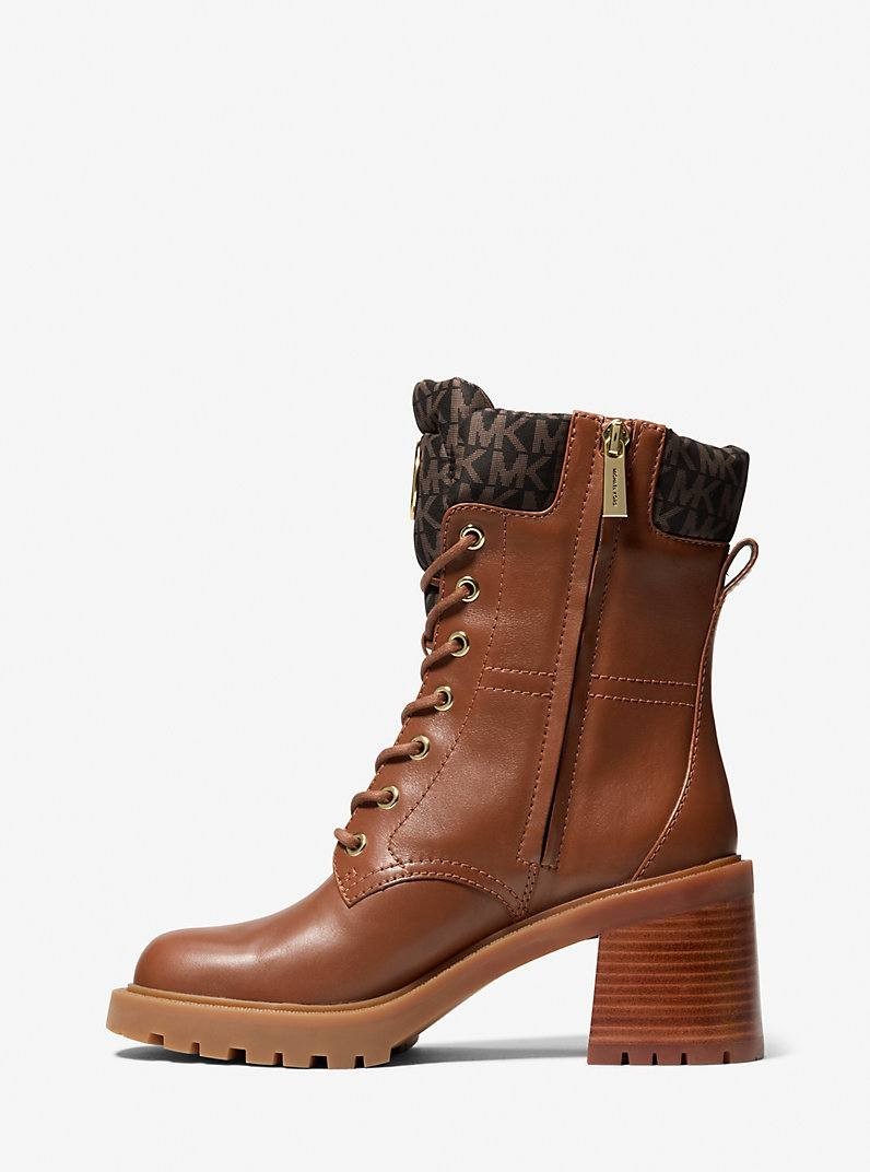 Michael Michael Kors Brown Luggage Leather Booties 11M New in Box MSRP $278