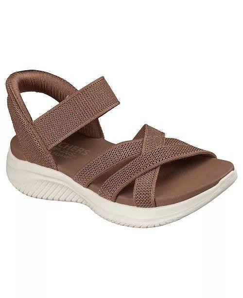 Skechers  Slingback  Sandals  Mocha  7  New  $65
