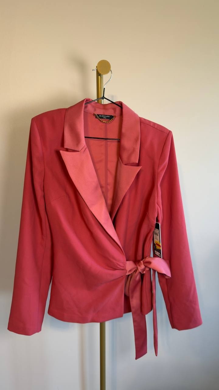 Marciano Eco Vittoria Wrap Blazer Flowering Peony 8 NWT $220