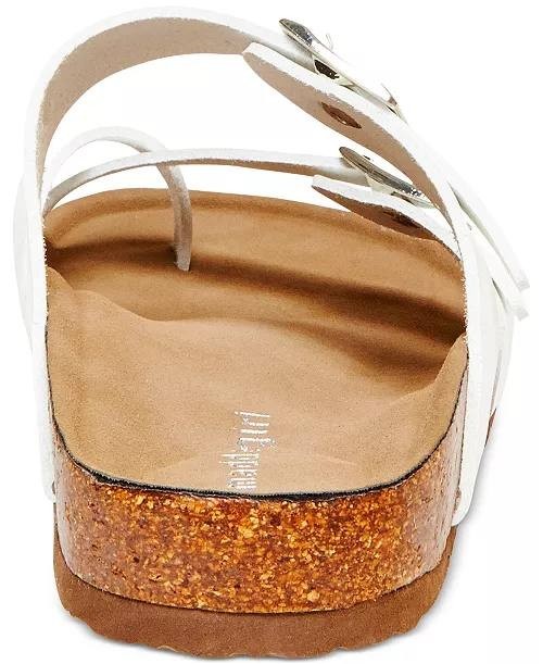 MaddenGirl Footbed Sandals White 7.5 New $55.00