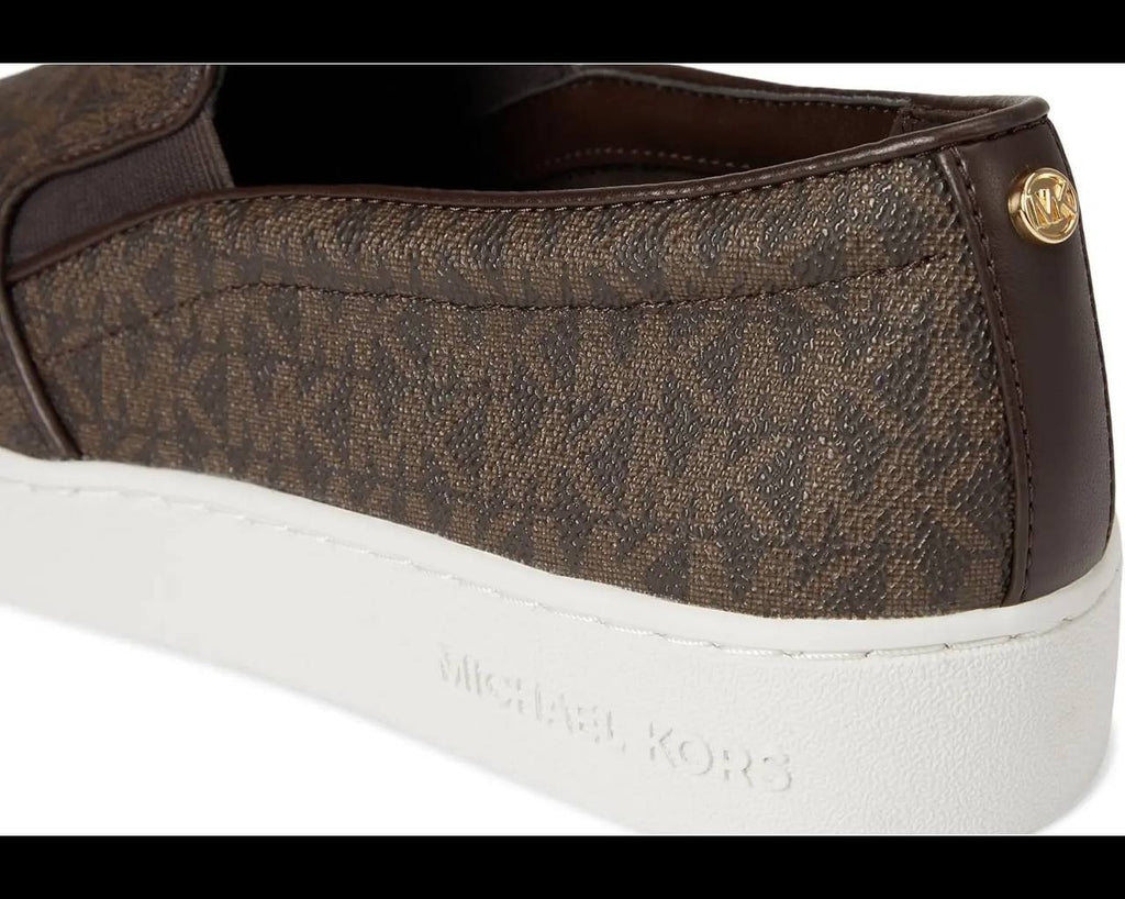 MICHAEL Michael Kors Keaton Slip-On Brown 8.5M Man‑Made MSRP $99 NWB