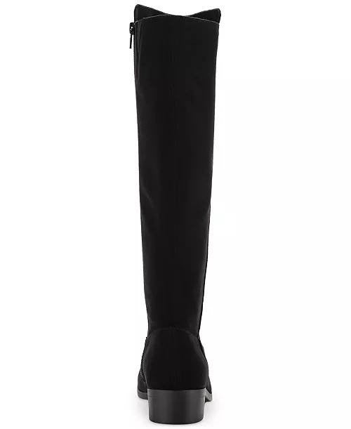 Style & Co Women’s Charmanee Tall Boots Black 9 Man‑Made Block Heel MSRP $79.90