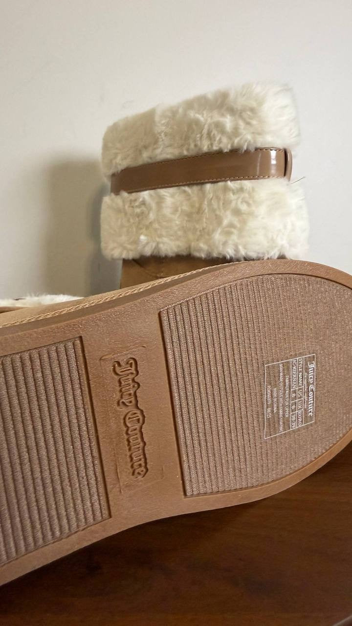 Juicy Couture Natural Man‑Made Cold Weather Boots 8 New in Box $85