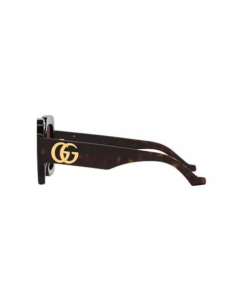 Gucci Rectangle Sunglasses Tortoise OS NWT $430.00