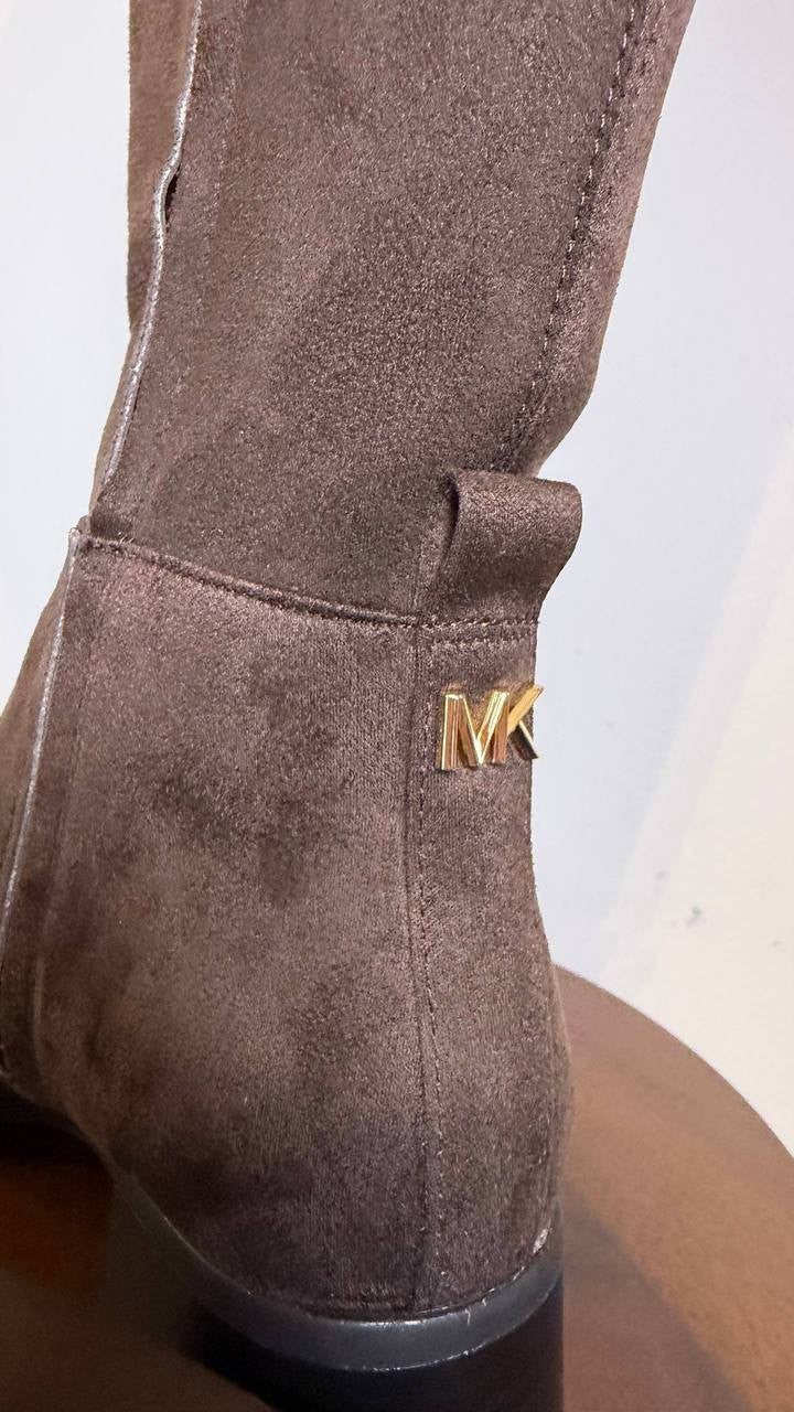Michael Michael Kors Tall Boots 7.5W Chocolate Faux Suede New in Box MSRP $175