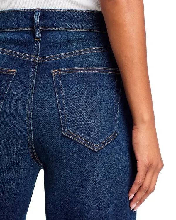 AQUA Dad High‑Rise Wide‑Leg Jeans – Dark Wash – Size 24 – NWT