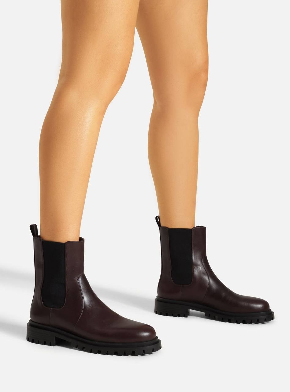 Arezzo Brown Leather Boots 5.5B NIB MSRP $139