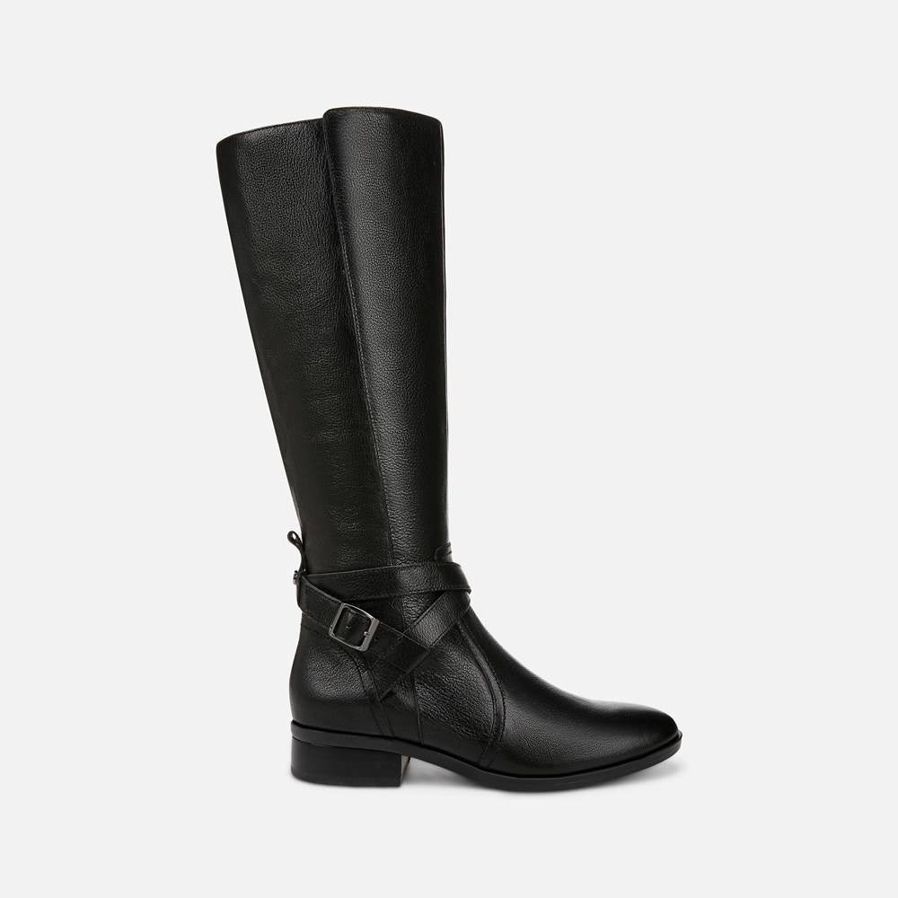 Naturalizer Black Leather Riding Boots 9M New in Box MSRP $290