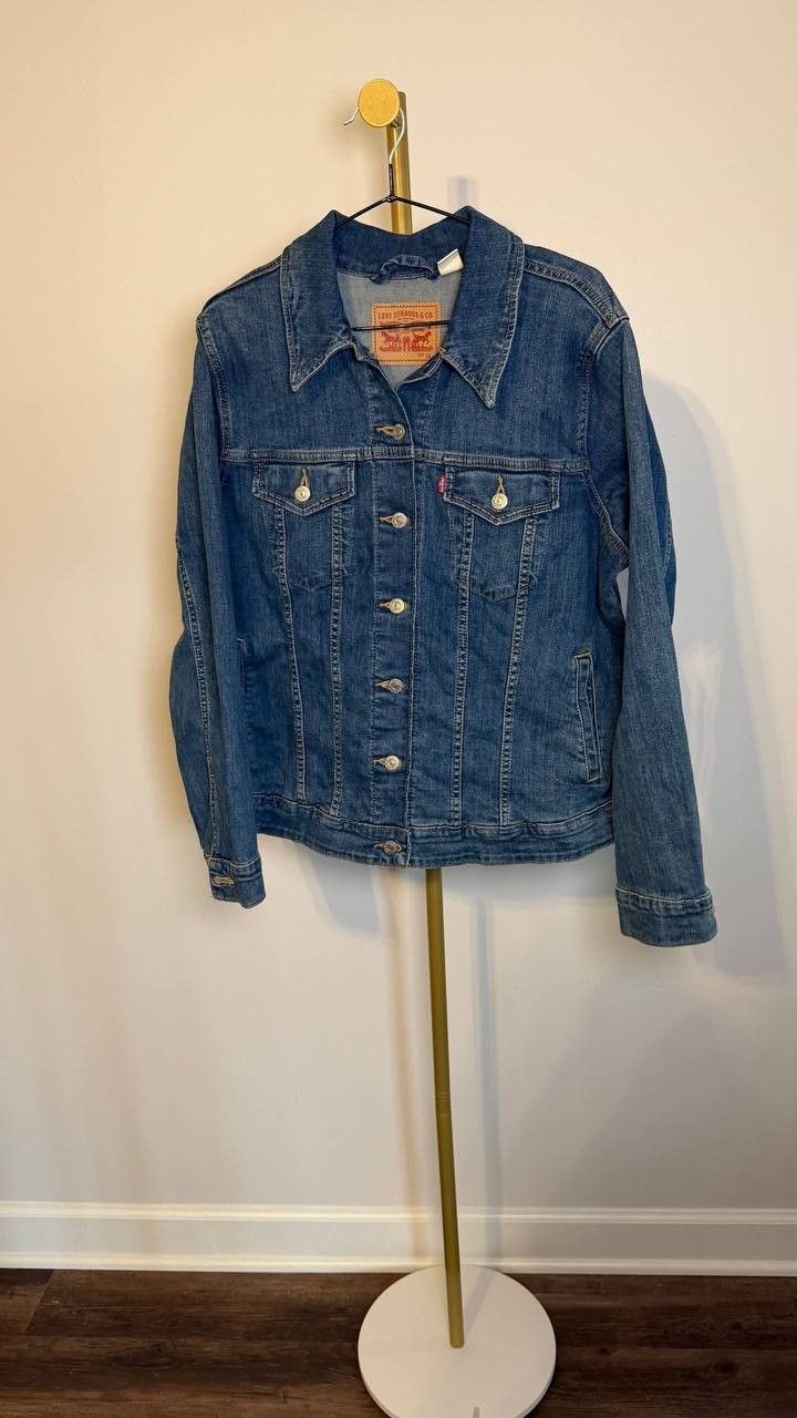Levi’s Plus Size Original Denim Trucker Jacket Blue 1X NWOT $89.95