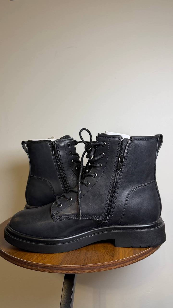 Madden Girl Palooma Lace‑Up Combat Boots Black Pari Women’s 9 NWB $79