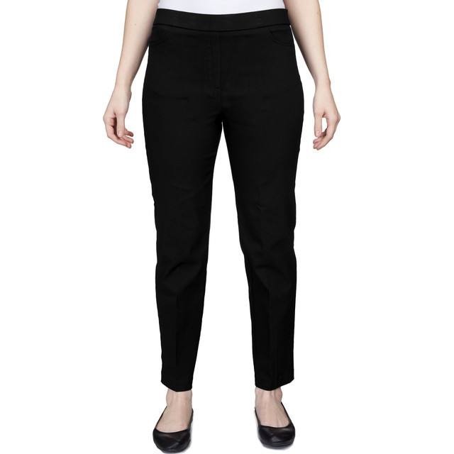 Alfred Dunner Allure Stretch Pants Black 12 NWT msrp$48